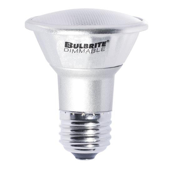 BULBRITE LED PAR20 MEDIUM SCREW (E26) 7W DIMMABLE LIGHT BULB 4000K/COOL WHITE 50W HALOGEN EQUIVALENT 3PK (772717)