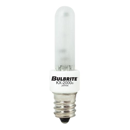 BULBRITE KRYPTON/XENON T3 CANDELABRA SCREW (E12) 40W DIMMABLE LIGHT BULB 2700K/WARM WHITE 2PK (473041)