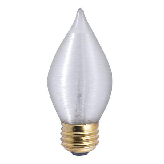 BULBRITE INCANDESCENT C15 MEDIUM SCREW (E26) 25W DIMMABLE LIGHT BULB SATIN 10PK (431025)