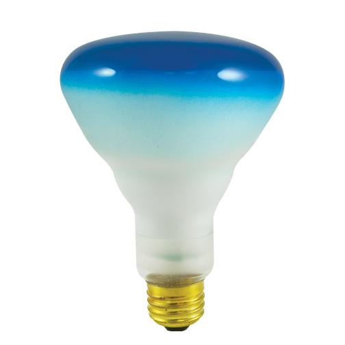 BULBRITE INCANDESCENT BR30 MEDIUM SCREW (E26) 75W DIMMABLE LIGHT BULB BLUE 8PK (243075)