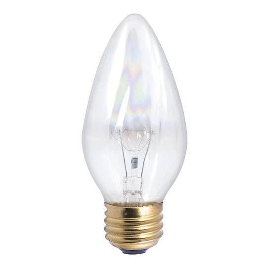 BULBRITE INCANDESCENT F15 MEDIUM SCREW (E26) 40W DIMMABLE LIGHT BULB 2700K/WARM WHITE 25PK (421140)