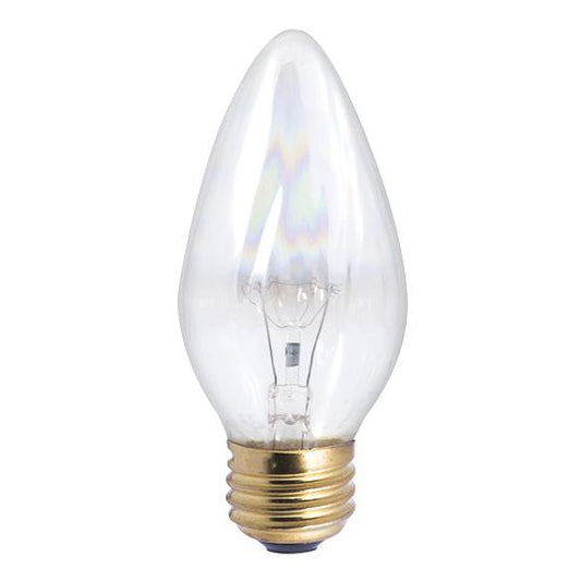 BULBRITE INCANDESCENT F15 MEDIUM SCREW (E26) 40W DIMMABLE LIGHT BULB 2700K/WARM WHITE 25PK (421140)