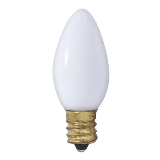 BULBRITE INCANDESCENT C9 INTERMEDIATE SCREW (E17) 7W DIMMABLE LIGHT BULB 2700K/WARM WHITE 50PK (709009)