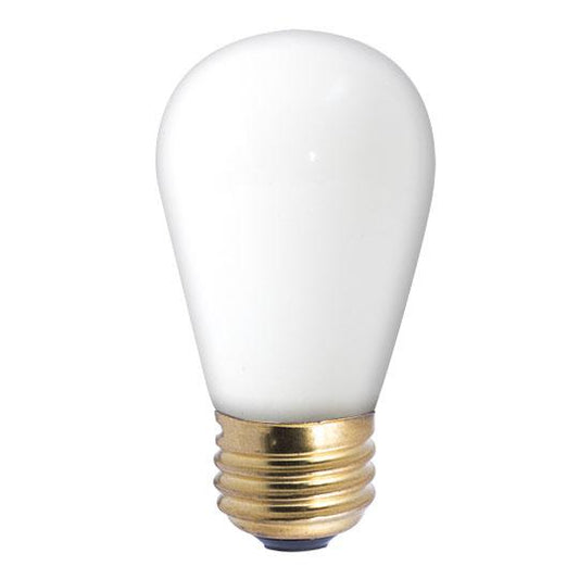 BULBRITE INCANDESCENT S14 MEDIUM SCREW (E26) 11W DIMMABLE LIGHT BULB 2700K/WARM WHITE 25PK (701011)