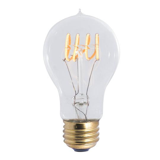 BULBRITE LED A19 MEDIUM SCREW (E26) 4W DIMMABLE FILAMENT LIGHT BULB 2200K/AMBER 40W INCANDESCENT EQUIVALENT 2PK (776509)