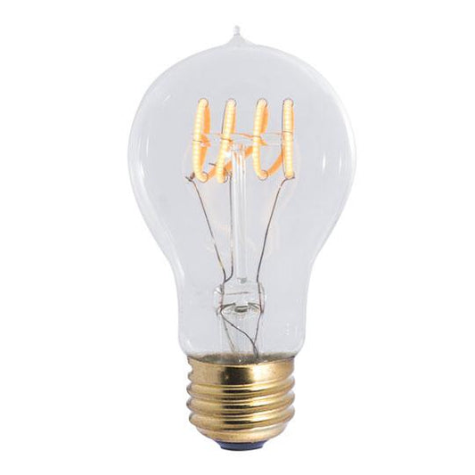 BULBRITE LED A19 MEDIUM SCREW (E26) 4W DIMMABLE FILAMENT LIGHT BULB 2200K/AMBER 40W INCANDESCENT EQUIVALENT 2PK (776509)