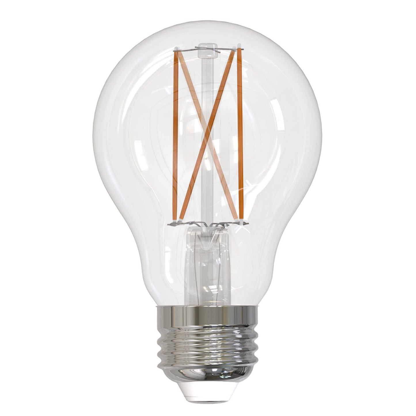 BULBRITE LED A19 MEDIUM SCREW (E26) 7W DIMMABLE FILAMENT LIGHT BULB 2700K/WARM WHITE 60W INCANDESCENT EQUIVALENT 2PK (776874)