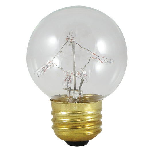 BULBRITE INCANDESCENT G16 MEDIUM SCREW (E26) 5W DIMMABLE LIGHT BULB 2700K/WARM WHITE STARLIGHT 6PK (716311)