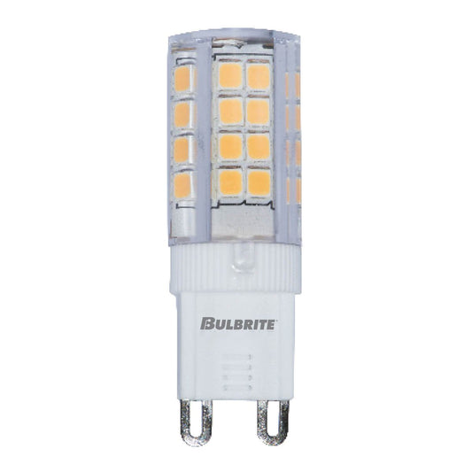 BULBRITE LED T4 BI-PIN (G9) 3.5W NON-DIMMABLE LIGHT BULB 3000K/SOFT WHITE 30W INCANDESCENT EQUIVALENT 2PK (770577)