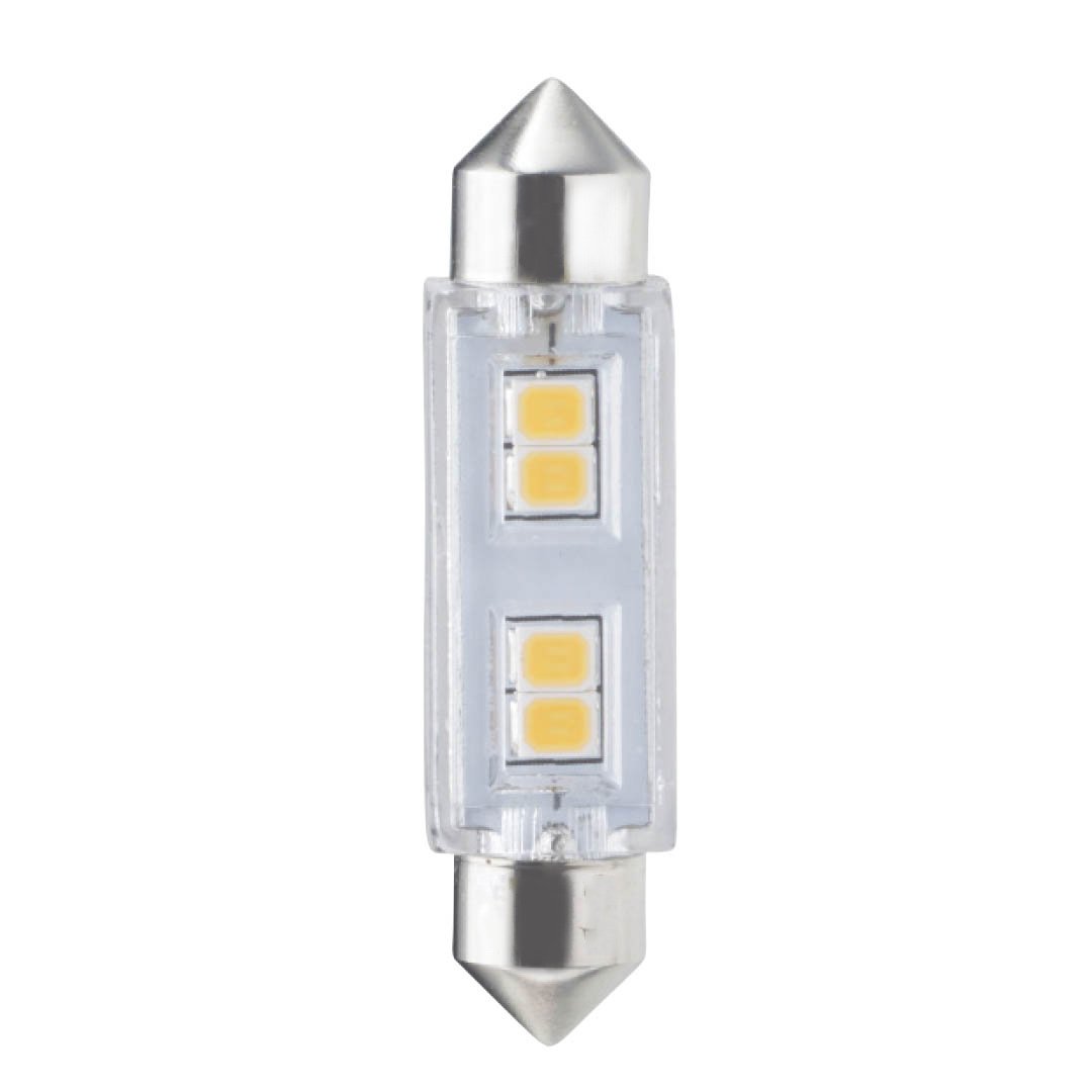 BULBRITE LED T3 FESTOON (FEST) 0.8W NON-DIMMABLE LIGHT BULB 2700K/WARM WHITE 20W INCANDESCENT EQUIVALENT 3PK (770614)