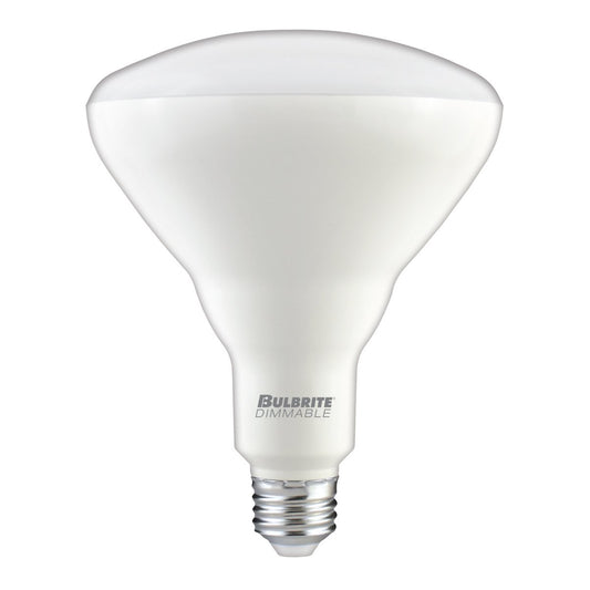 BULBRITE LED BR40 MEDIUM SCREW (E26) 15W DIMMABLE LIGHT BULB 2700K/WARM WHITE 85W INCANDESCENT EQUIVALENT 4PK (772852)