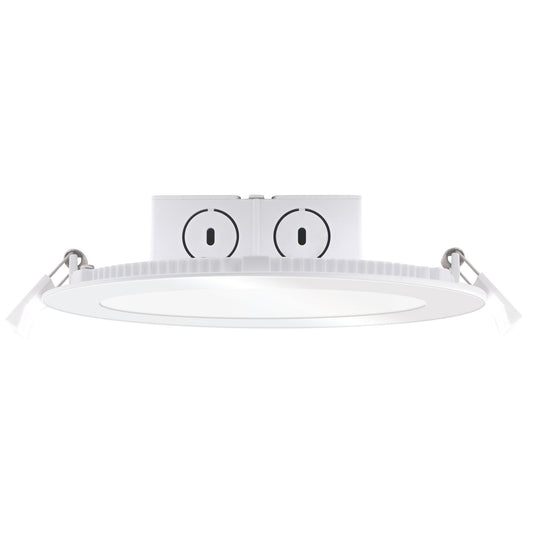 BULBRITE LED 11.5W 6" CEILING LIGHT W/ JBOX WHITE ROUND DIMMABLE 4000K/COOL WHITE 65W INCANDESCENT EQUIVALENT 2PK (773127)