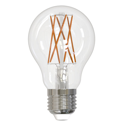 BULBRITE LED A19 MEDIUM SCREW (E26) 8W FULLY COMPATIBLE DIMMING FILAMENT LIGHT BULB 2700K/WARM WHITE 75W INCANDESCENT EQUIVALENT 2PK (776613)