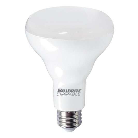 BULBRITE LED BR30 MEDIUM SCREW (E26) 13W DIMMABLE ALUMINUM LIGHT BULB 4000K/COOL WHITE LIGHT 75W EQUIVALENT 4PK (772825)