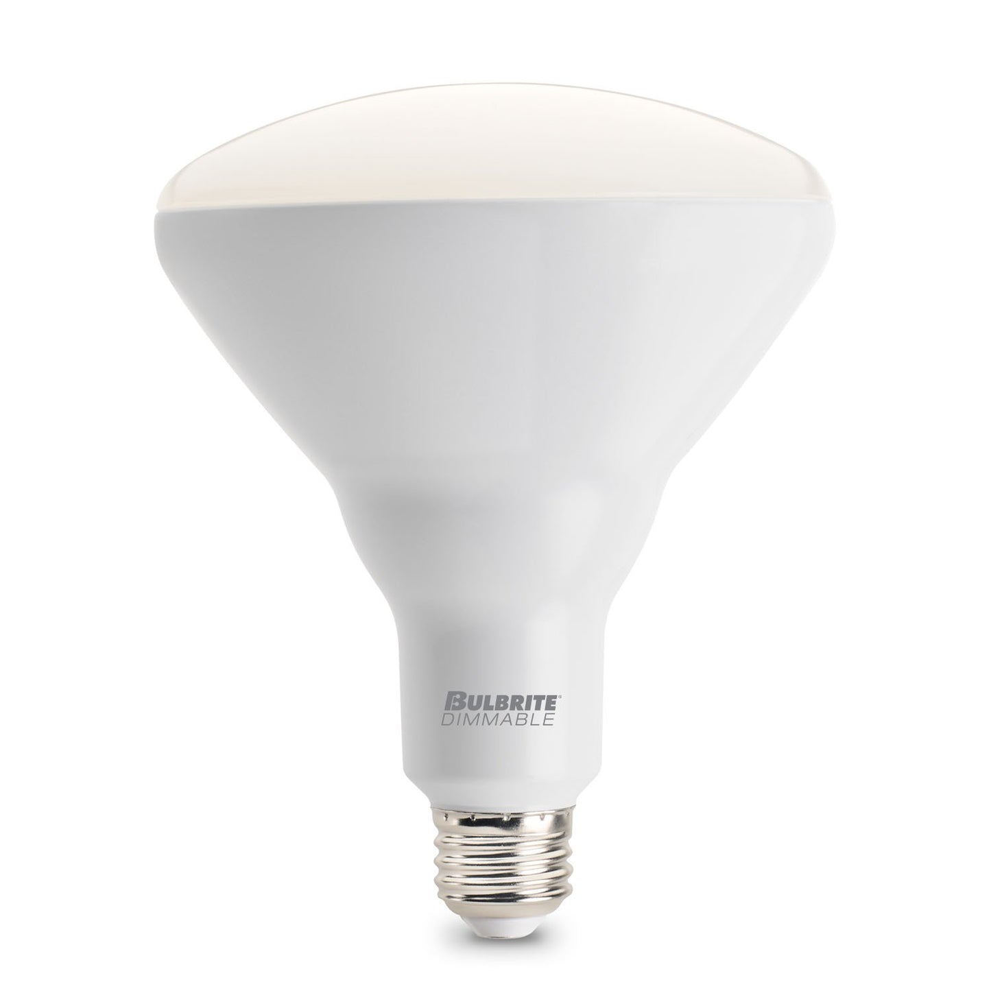 BULBRITE LED BR40 MEDIUM SCREW (E26) 15.5W DIMMABLE ALUMINUM LIGHT BULB 3000K/SOFT WHITE LIGHT 75W EQUIVALENT 1PK (772827)
