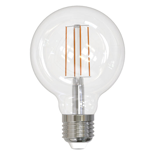 BULBRITE LED G25 MEDIUM SCREW (E26) 8.5W DIMMABLE CLEAR LIGHT BULB 3000K/SOFT WHITE LIGHT 60W EQUIVALENT 2PK (776890)