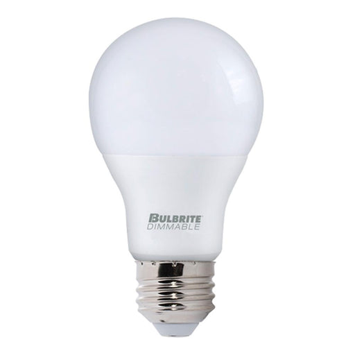 BULBRITE LED A19 MEDIUM SCREW (E26) 9W DIMMABLE FROST 3000K/SOFT WHITE LIGHT 60W INCANDESCENT EQUIVALENT 8PK (774007)