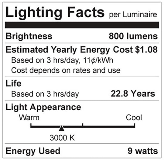 Luxrite LED A19 Light Bulb, E26 - Medium Base, 9W, 3000K - Soft White, 800 Lumens, 80 CRI, Frost Finish, Dimmable, Pack of 4 (LR21426)