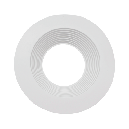 Luxrite 4" Regressed Interchangeable Round Baffled White Trim Canless Spotlight (LR24953)