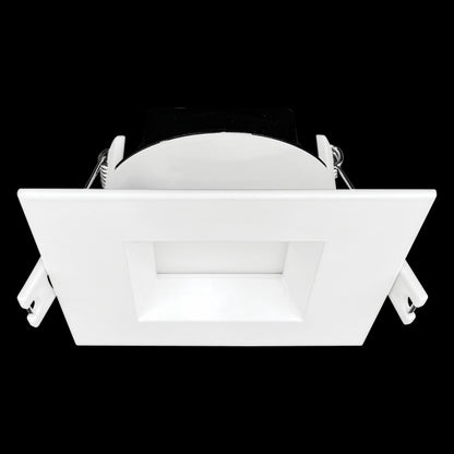 Luxrite LED 3" Square Regressed High Output Mini Panel, 10W, 800 Lumens, Color Selectable - 2700K/3000K/3500K/4000K/5000K, 80 CRI, Dimmable, Pack of 2 (LR22630)