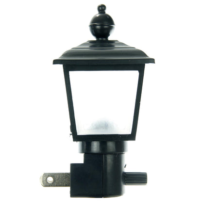 Sunlite E154 Black/Clear Lamp Post Decorative Night Light