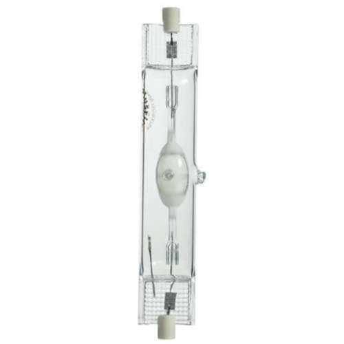 SYLVANIA 64794 - 150 Watt - T7.5 - Pulse Start - Metal Halide Unprotected Arc Tube - 3000K - ANSI M102/M142/M81/E - R7s Base - Horizontal Burn - MC150T7.5/DE/830