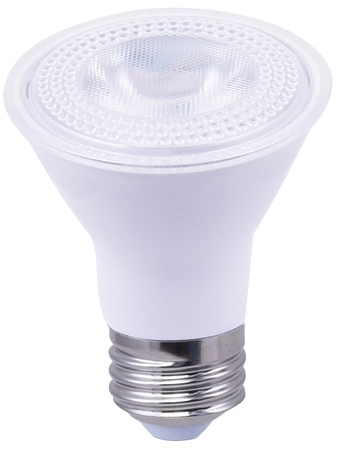 Luxrite LED PAR20 Spotlight Light Bulb, 7W, 500 Lumens, 3500K - Natural, 80 CRI, White Finish, Dimmable (LR31602)