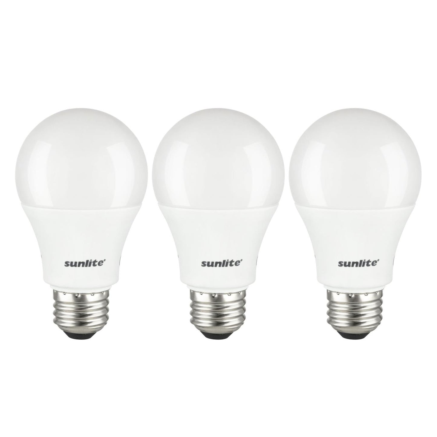 Sunlite A19/LED/12W/ES/D/27K LED A Type Household 12W (75W Equivalent) Light Bulbs Medium (E26) Base, Warm White