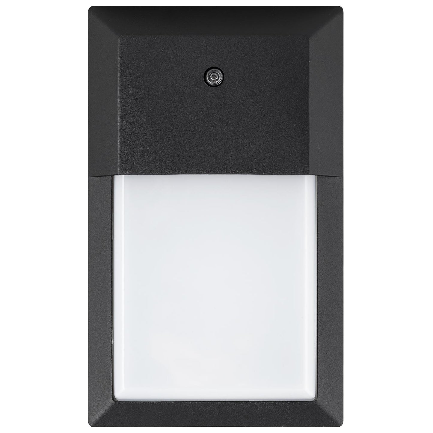 Sunlite 88116-SU LED Slim Wall Pack Outdoor Fixture, 800 Lumens, 12 Watts (75 Watt Equivalent), Built-in Photocell, Black Finish, 30K - Warm White