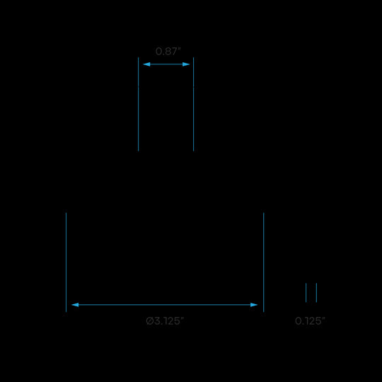 Luxrite 2" Regressed Interchangeable Canless Spotlight Round Square Hole Trim, Pack of 4 (LR23443)