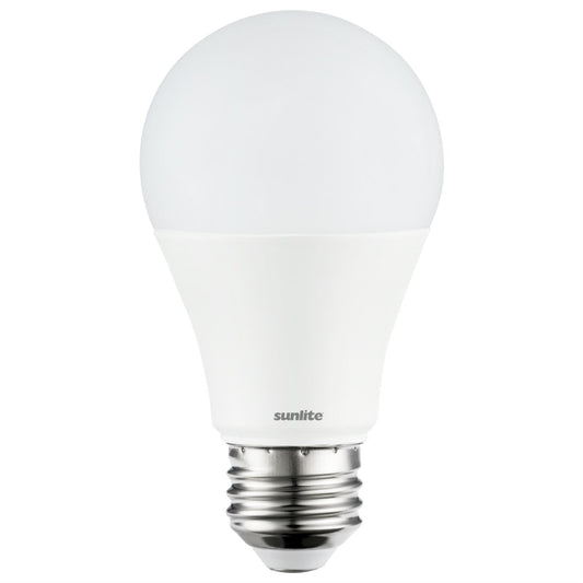 Sunlite 88392-SU LED A19 Standard Household Bulb, Super White