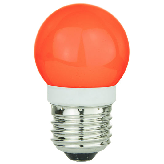 Sunlite G13 Globe, Medium Base, Red