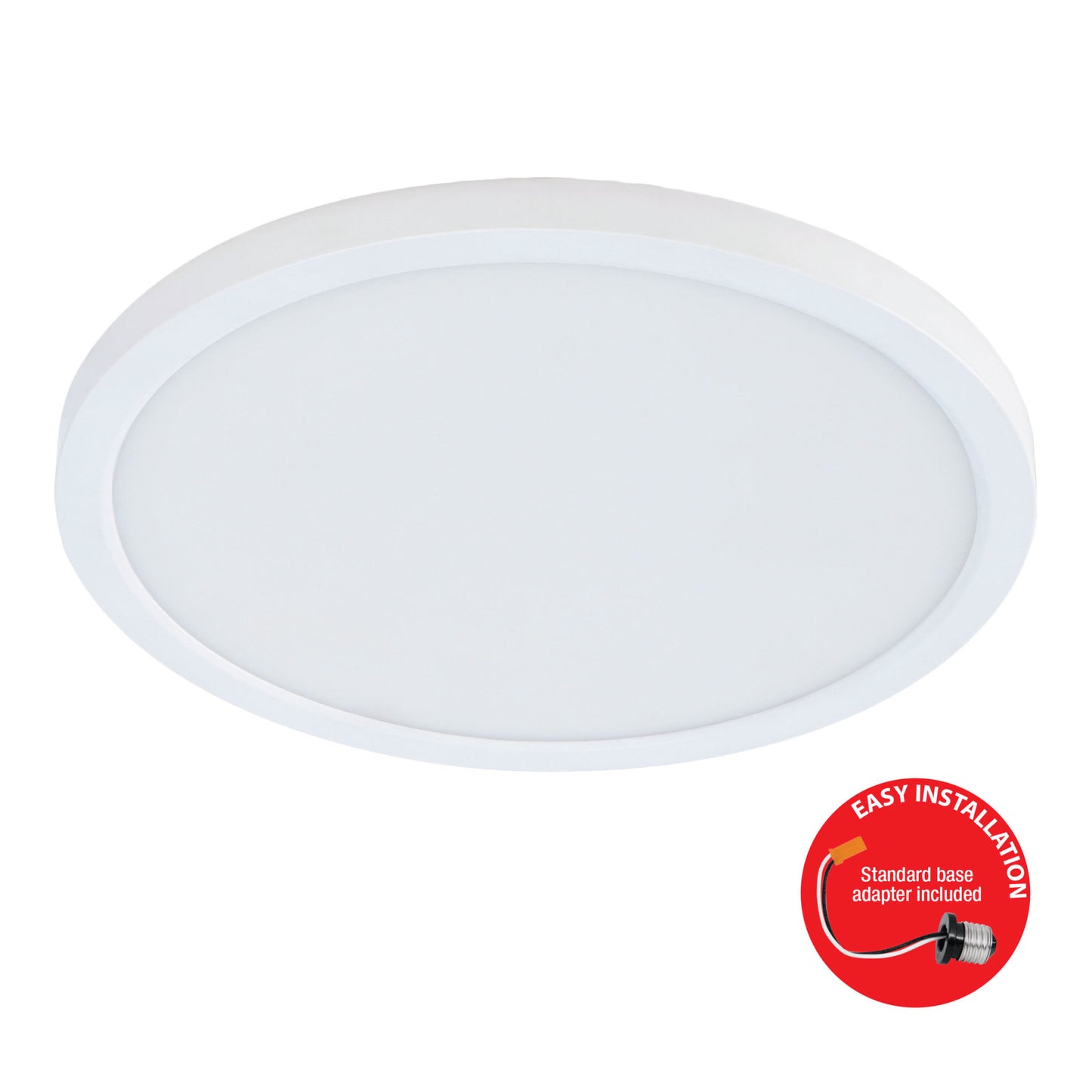 800 Lumen 3000K 5/6 inch Flat Panel LED Recessed Downlight