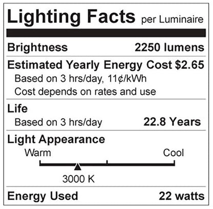 Luxrite LED A21 Light Bulb, E26 - Medium Base, 22W, 3000K - Soft White, 2550 Lumens, 80 CRI, Frost Finish, Dimmable, Pack of 4 (LR21451)