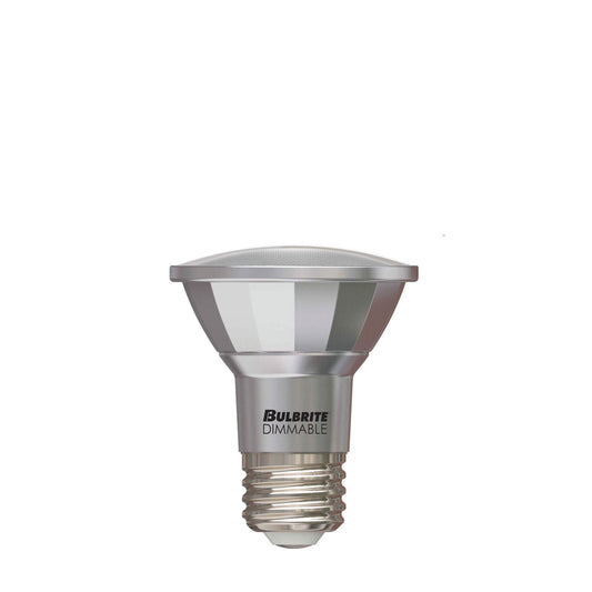 Bulbrite LED7PAR20/NF25/830/WD 7 Watt Dimmable Wet Rated Outdoor/Indoor LED PAR20 Reflector Bulb, 50W Halogen Equivalent, Medium (E26) Base, Narrow Flood, Soft White