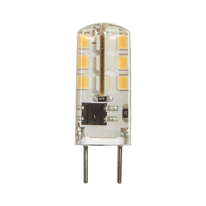 Luxrite G8 LED 1.29" Light Bulb, 2W, 140 Lumens, 120V, 2700K - Warm White, Clear Finish (LR24609)