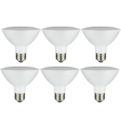 Sunlite LED PAR30 Reflector HE Series 10.5W (60W Equivalent) Light Bulb Medium (E26) Base, Warm White