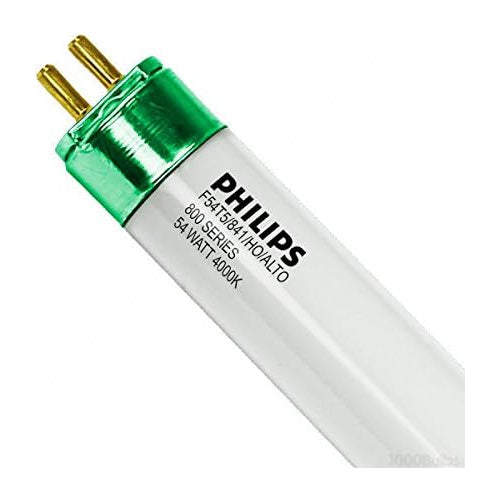 Philips 29083 F54T5/841/HO/ALTO - 54W T5 Bulbs - High Output 4000K 800 Series - 40 Pack