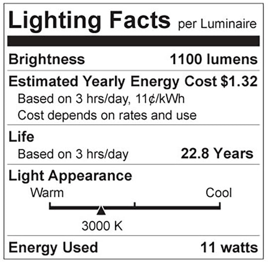 Luxrite LED A19 Light Bulb, E26 - Medium Base, 11W, 3000K - Soft White, 1100 Lumens, 80 CRI, Frost Finish, Dimmable, Pack of 15 (LR21431)