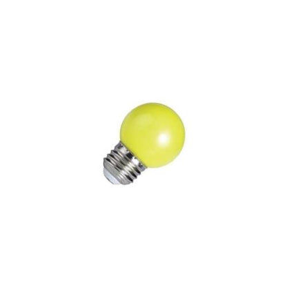 Bulbrite LED/G14Y 1 Watt Ambient LED Color Light G14 Bulb, Medium Base, Yellow