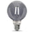40 W Equivalent Daylight G25 Dimmable Glass Filament LED