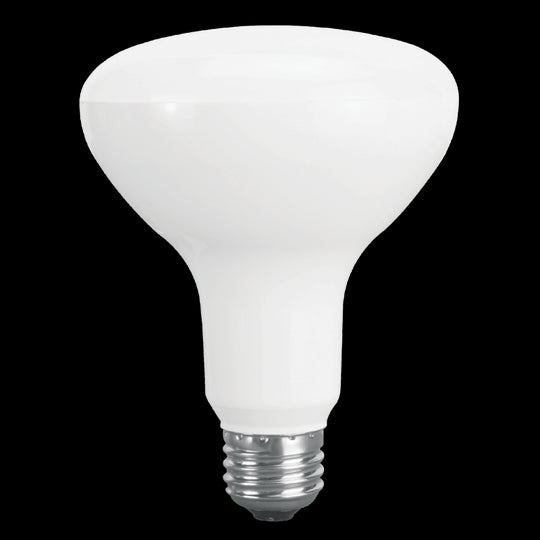 Luxrite LED BR30 Reflector Light Bulb, 9W, 650 Lumens, 3000K - Soft White, 80 CRI, Frosted White Finish, Dimmable (LR31851)