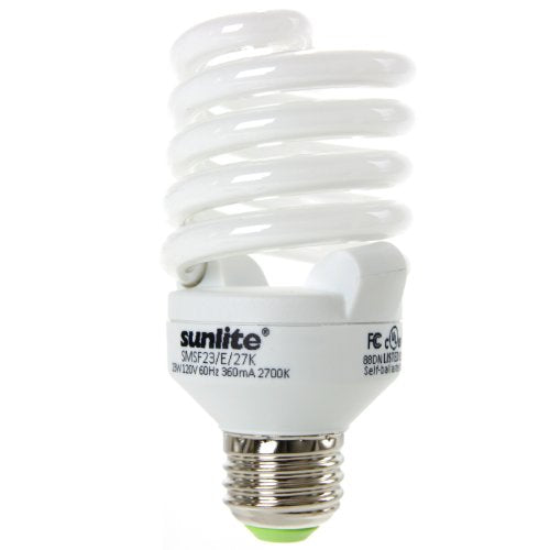 Sunlite SMS23F/E/27K/CD 23 Watt Super Mini Spiral Energy Star Certified CFL L...