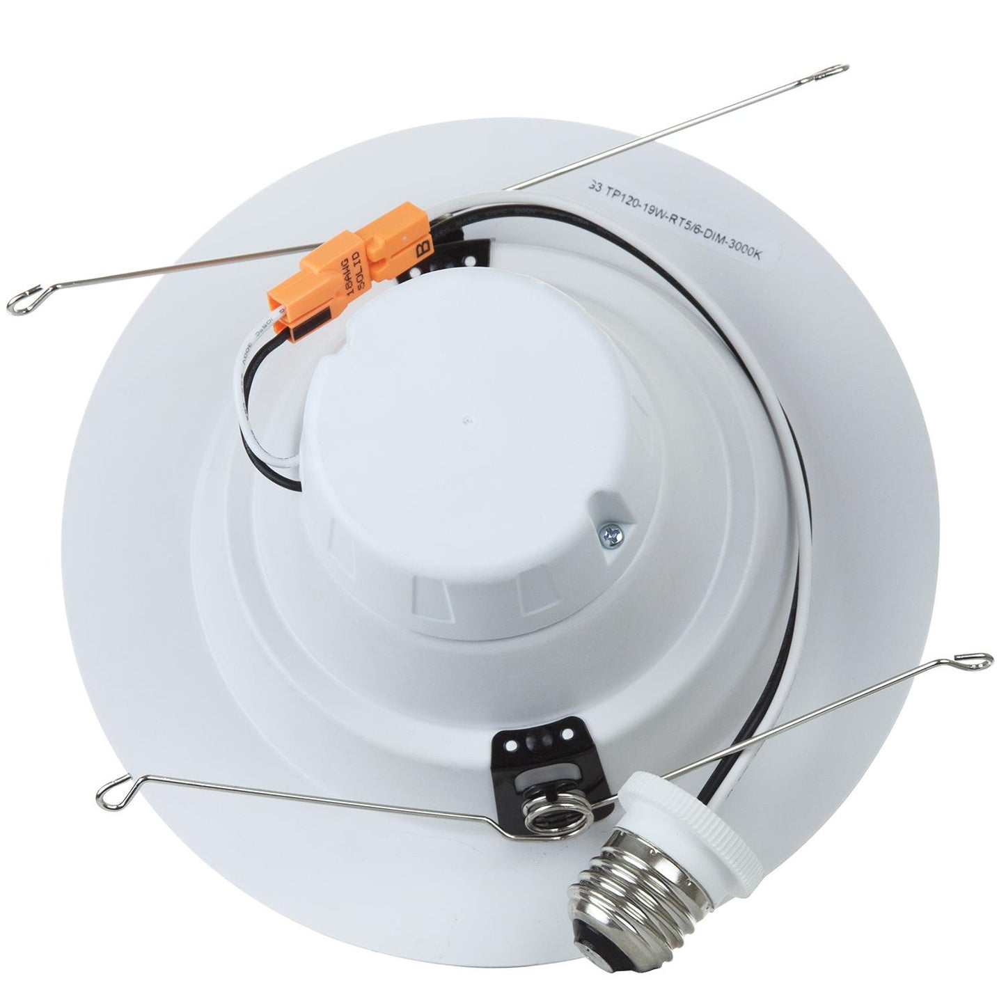 Sunlite 18 Watt Retrofit Downlight Kit, 5"-6" Round, Medium (E26) Base, 3000K Warm White