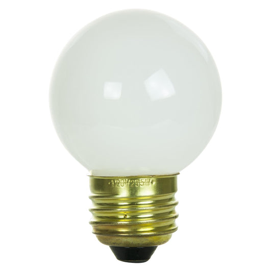 Sunlite 60 Watt G16 Globe, Medium Base, White