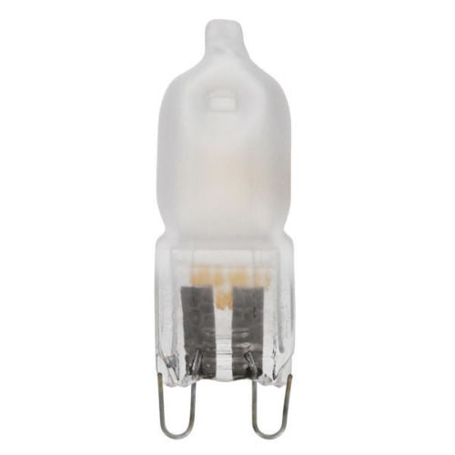 40 Watt - T4 - SYLVANIA 57025 Looped Pin G9 Base - Halogen - Frost - 2,000 Life Hours - 120 Volt