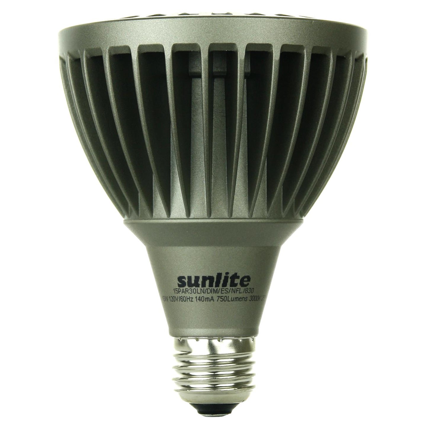 Sunlite LED PAR30 Long Neck Reflector 15W (75W Equivalent) Light Bulb Medium (E26) Base, Warm White