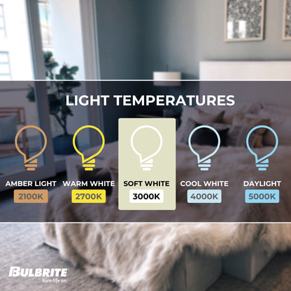 BULBRITE 7W LED A15 3000K FILAMENT BASICS DIMMABLE 4PK