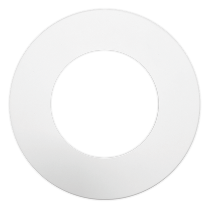 Luxrite 4" Universal Interchangeable Round Downlight White Trim, Pack of 7 (LR24970)