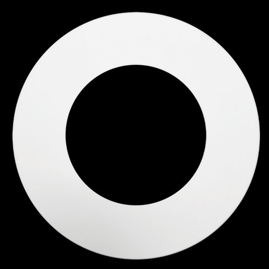 Luxrite 4" Universal Interchangeable Round Downlight White Trim, Pack of 7 (LR24970)